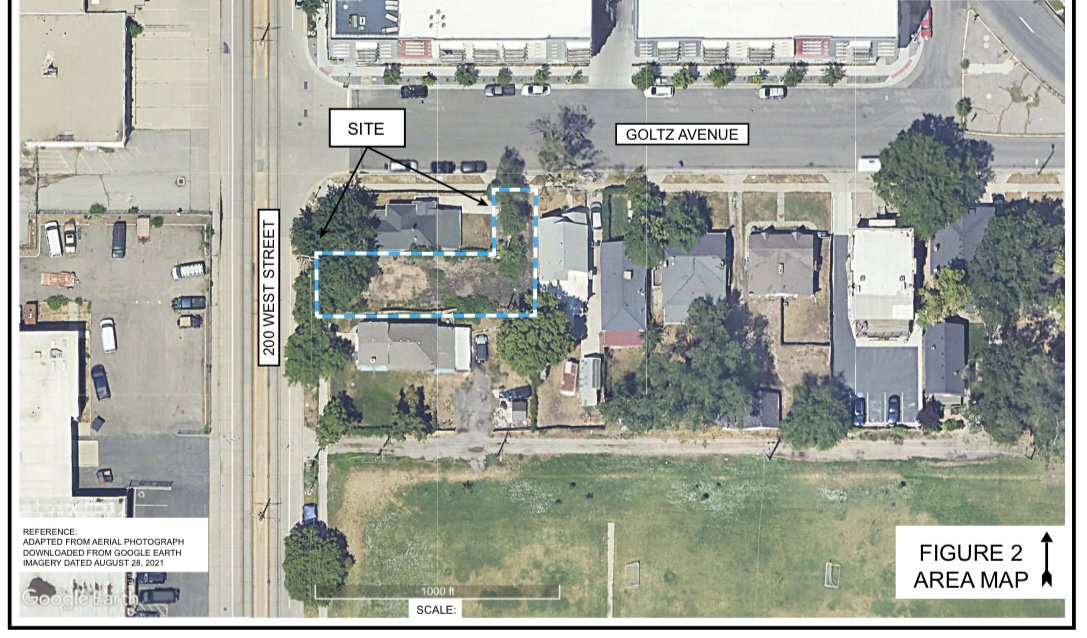 Map / location featuring property parcel outlined