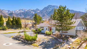 View of mountain background