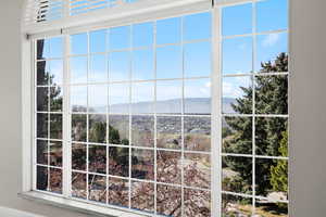 Detailed view of mountains