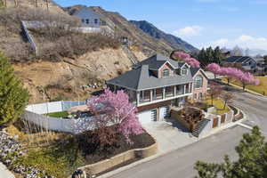 Bird's eye view of mountains