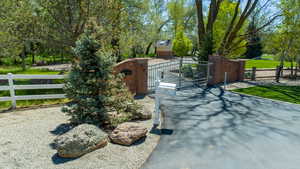 View of gate