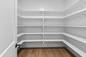 View of storage area