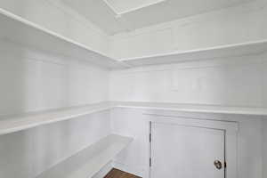 View of storage area