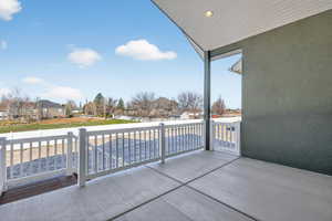 View of patio / terrace with a residential view
