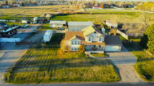 Aerial view of entire property