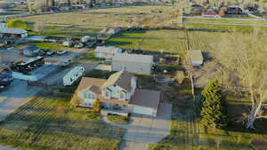 Aerial view of entire property