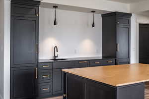 Downstairs kitchenette