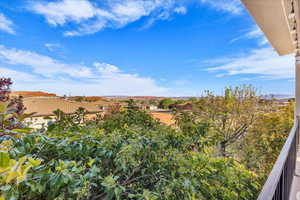 View of mountain background