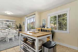 Photo taken when home was occupied.