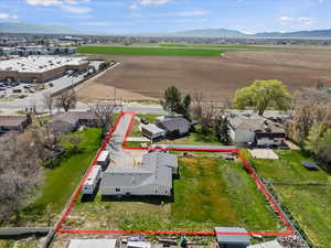 Aerial overview of property's location