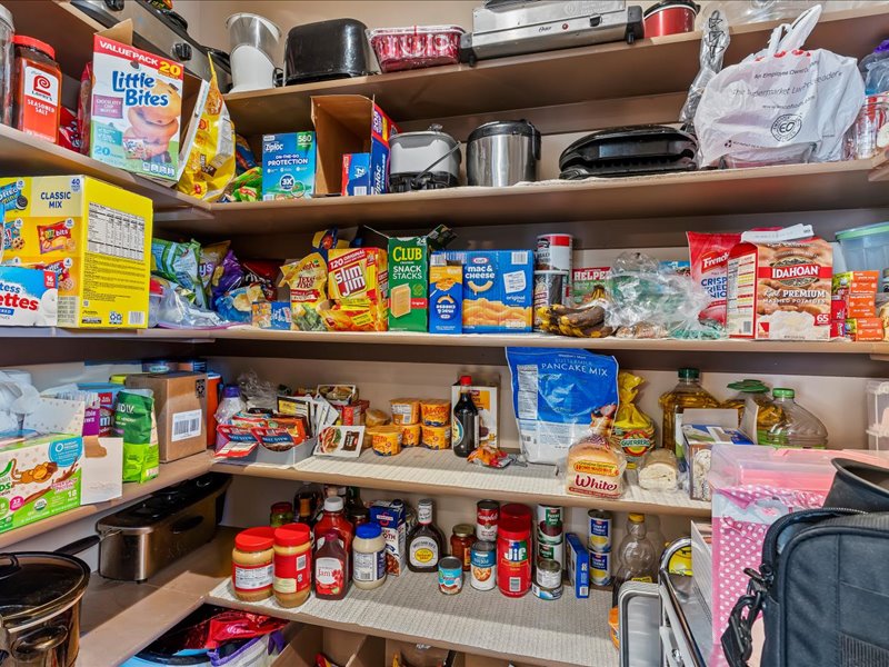 Large pantry area