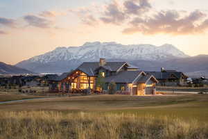 View of mountain background