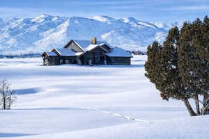 View of mountain background