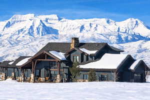 View of mountain background