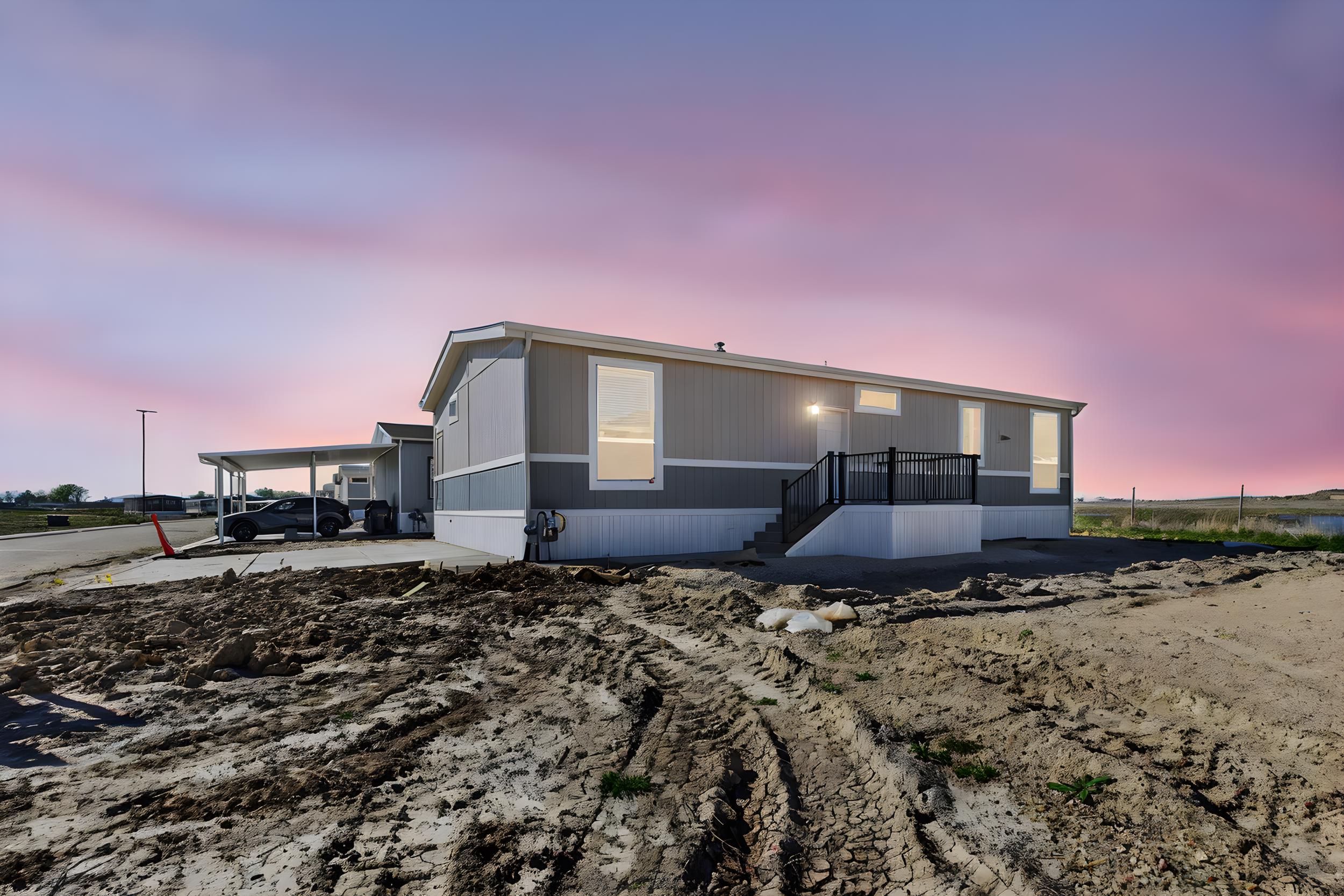View of manufactured / mobile home