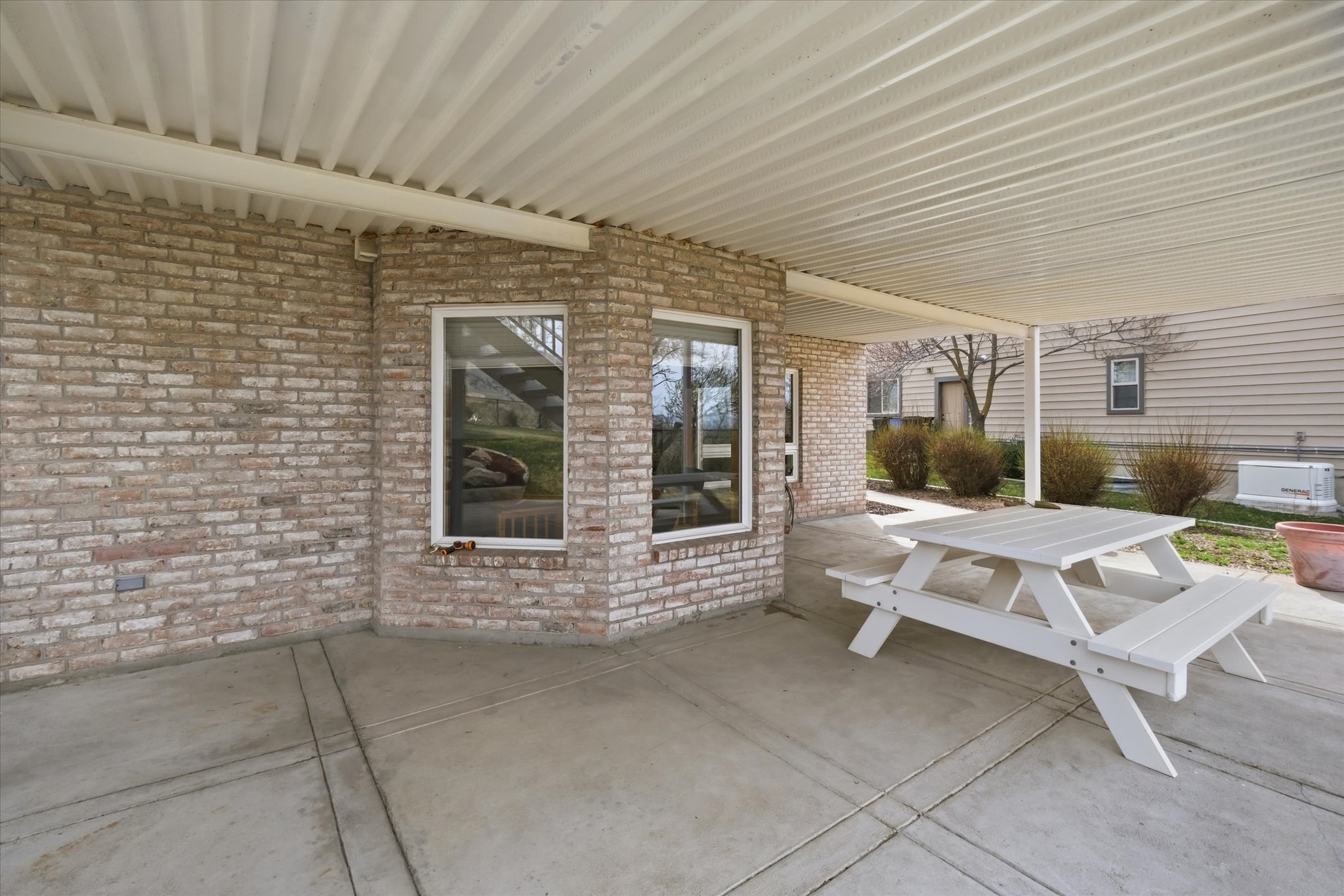 View of patio