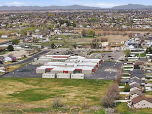 View of property location with nearby suburban area and a mountain backdrop