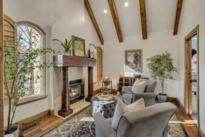 Den or Study, with direct access to Primary Bedroom/Bath