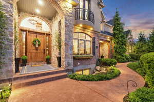 Inviting and spacious, with walkway over to Mudroom Entrance