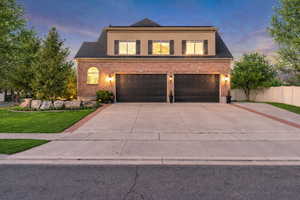 4-Car Garage with 10' smart doors and 13.5' garage height and RV parking with sewage connection