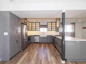 Tastefully updated with under-cabinet lighting & soft close hinges