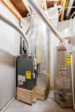 Utilities with water heater