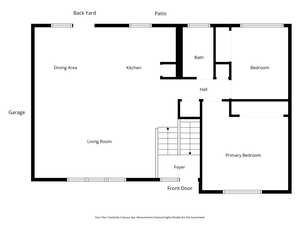 View of home floor plan