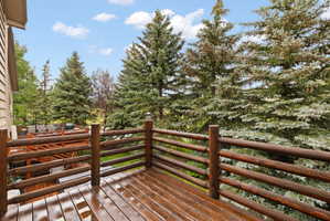 View of deck