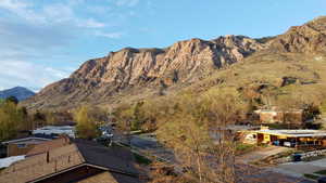 View of mountain background