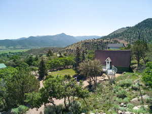 View of mountain background