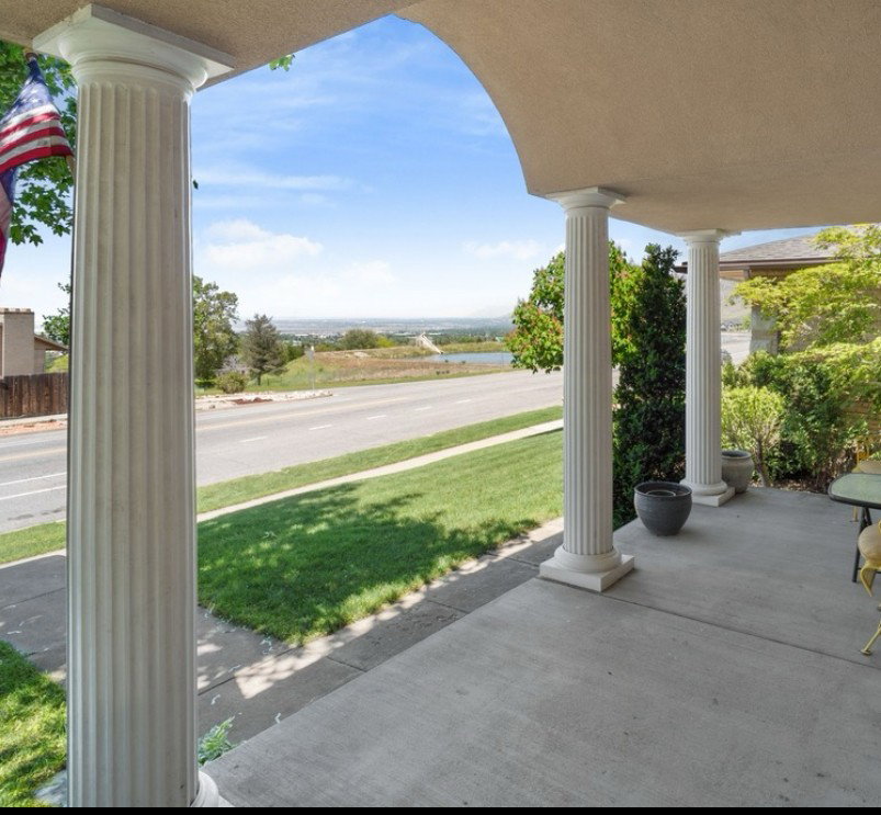 View from patio