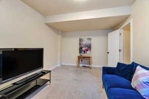 Large room could be office or playroom