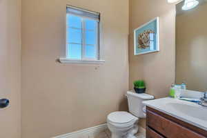 Main floor powder room