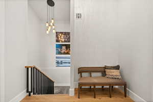 Stairs Off Entry To Basement