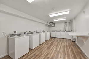 Shared laundry with washer and dryer