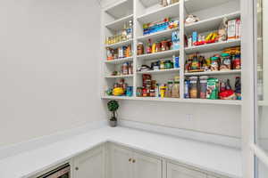 View of storage area