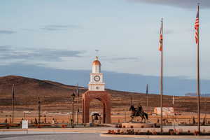 View of community featuring a mountain view