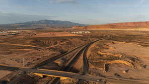View of rural area with a mountainous background