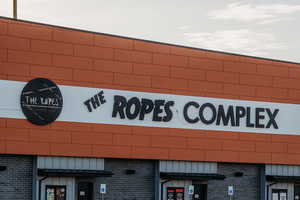 Exterior view of brick siding