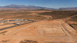 View of rural area with a mountain backdrop