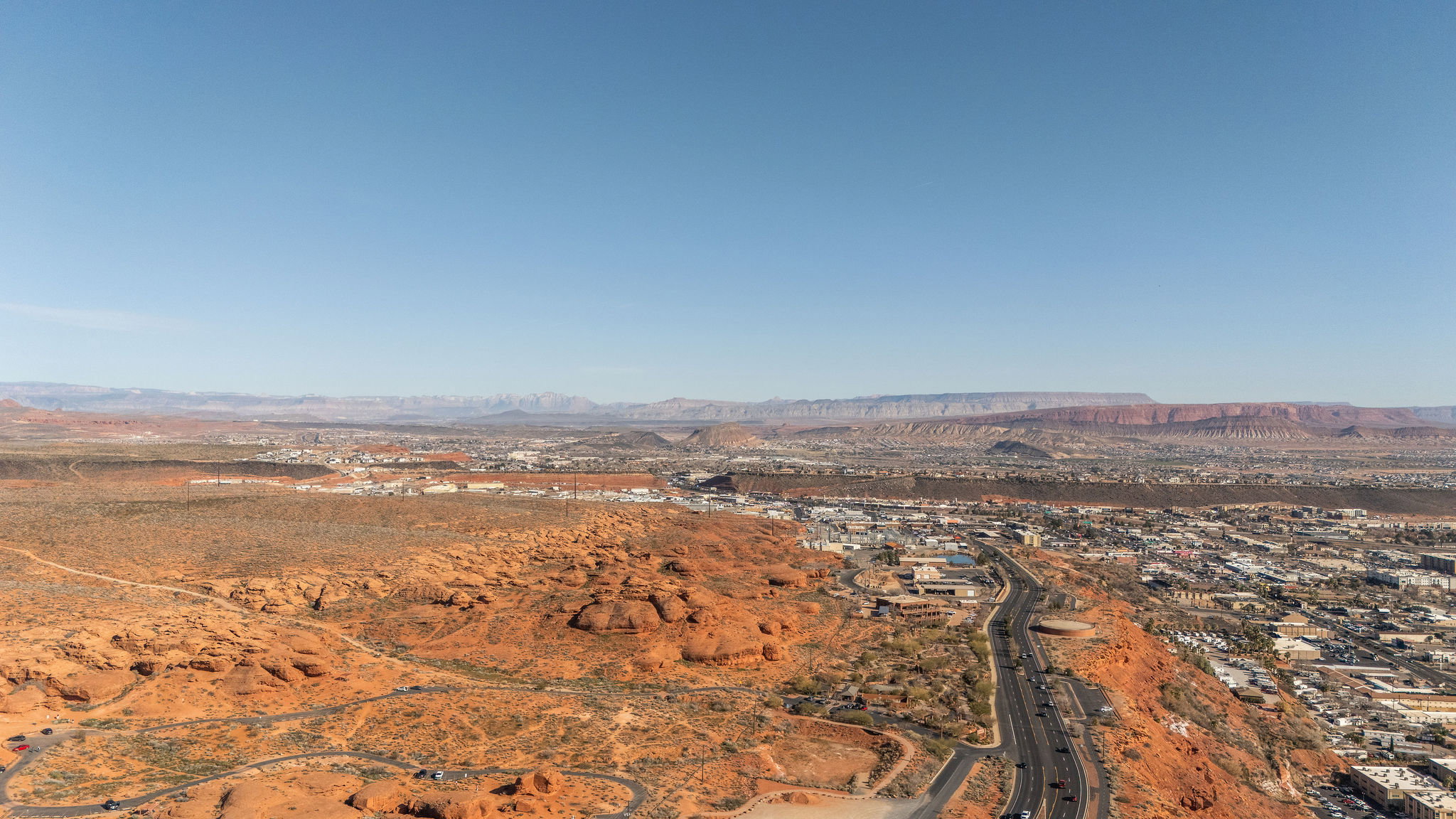 View of mountain backdrop