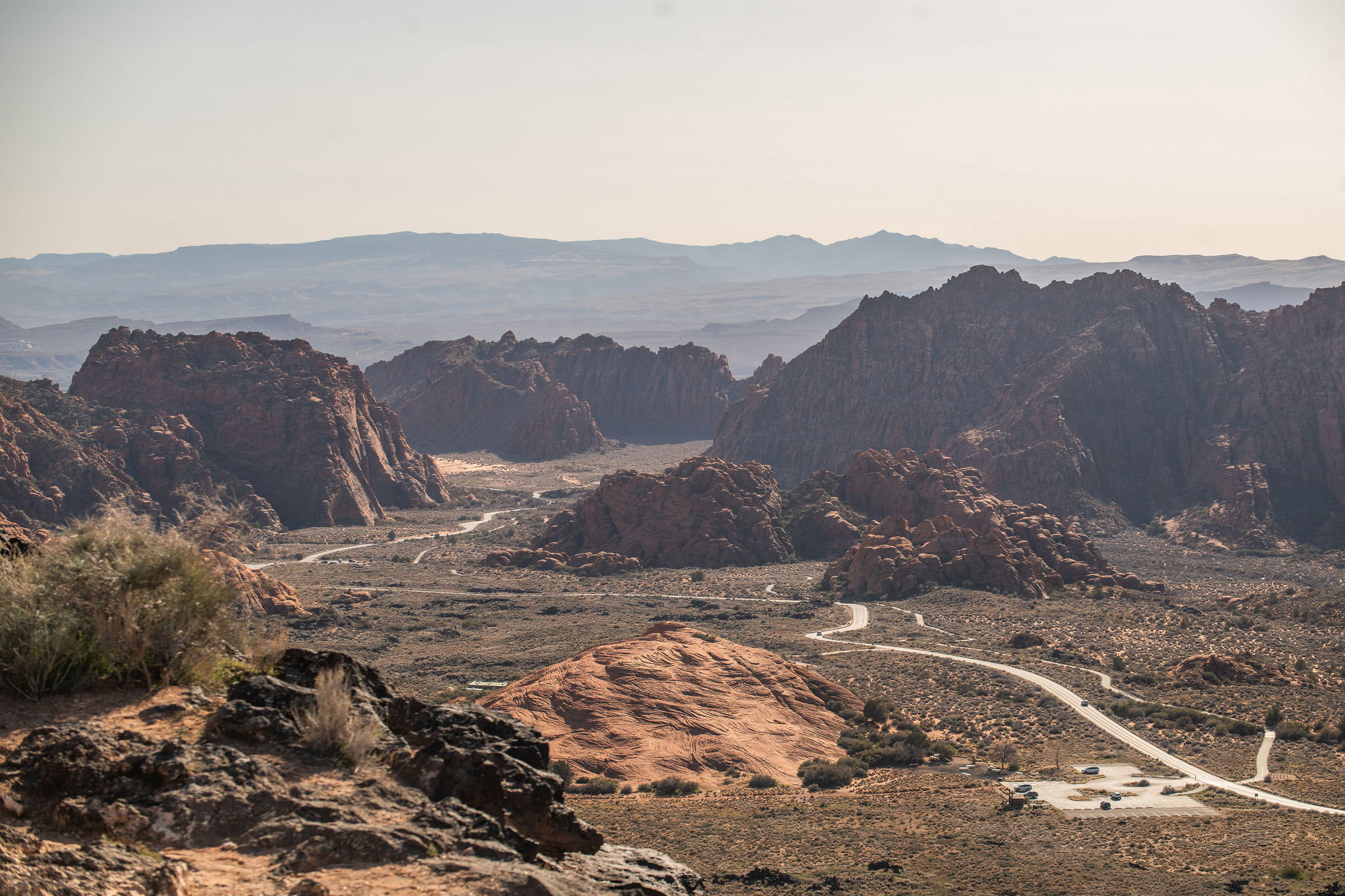 View of mountain backdrop
