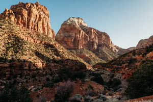 View of mountain background