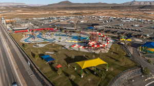 Aerial view of mountains