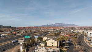 View of city featuring mountains