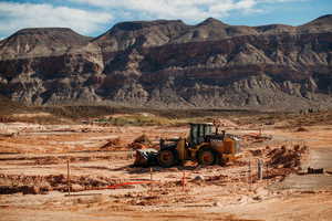 View of mountain background