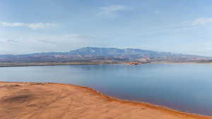 Water view with mountains