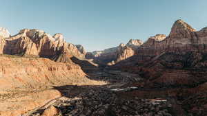 View of mountain background
