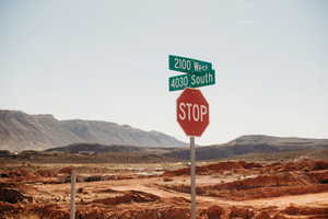 Exterior view of a mountainous background