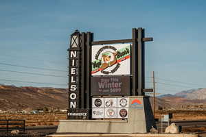 Exterior view of a mountain backdrop